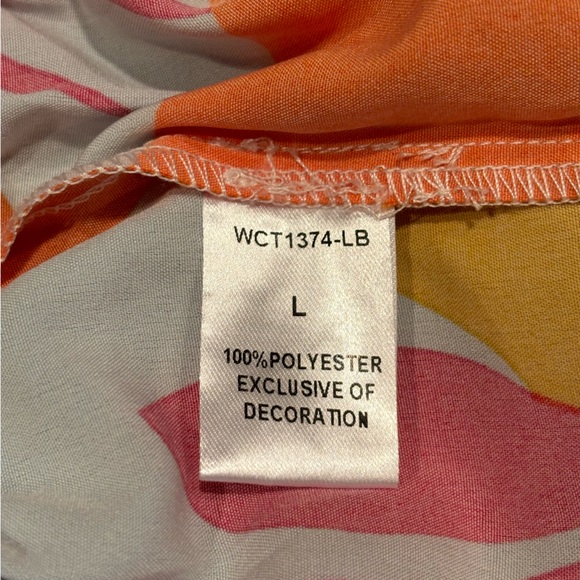 THML Bright Geometric Print Top size L - Picture 6 of 9